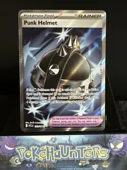 Pokemon Card Punk Helmet 121/094 Phantasmal Flames Full Art Holo Rare NM - Image 1