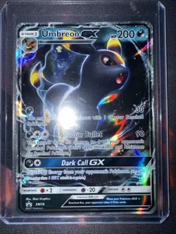 Pokemon TCG Umbreon GX Full Art Ultra Rare Holo SM36 Sun & Moon Black Star Promo - Image 1
