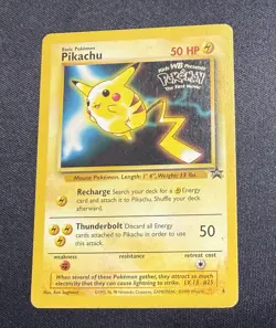 Pokemon TCG Pikachu The First Movie Black Star Promo No.4 WOTC - HP/Damaged - Image 1