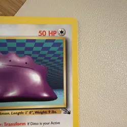 Pokemon TCG Ditto Fossil Set Non-Holo Rare #18/62 MP - Image 4