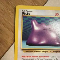 Pokemon TCG Ditto Fossil Set Non-Holo Rare #18/62 MP - Image 5