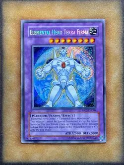 Yugioh Elemental Hero Terra Firma PP02-EN009 Secret Rare NM - Image 1