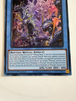 1x Ame no Murakumo no Mitsurugi Supreme Darkness 1st Edition Yugioh - Image 2
