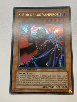 Yugioh Vampire Lord RDS-SPSE4 Ultra Rare Limited Edition MP Spanish Version - Image 1