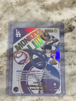 One Piece Monkey.D.Luffy La Dodgers Collaborative Card! - Image 2