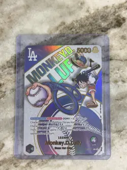 One Piece Monkey.D.Luffy La Dodgers Collaborative Card! - Image 3