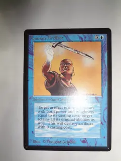 MTG MAGIC THE GATHERING CARD ORIGINAL BETA BLUE ANIMATE ARTIFACT ENCHANTMENT UNC - Image 1