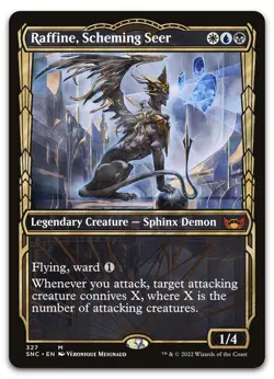 Raffine, Scheming Seer (Showcase) #327 (NM) Streets New Capenna SNC Magic MTG - Image 1