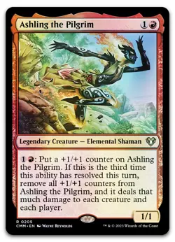 Ashling the Pilgrim #205 (Foil) (NM) Commander Masters CMM Magic MTG - Image 1