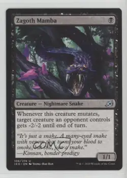 Zagoth Mamba Magic: Ikoria: Lair of Behemoths IKO #106 - Image 1