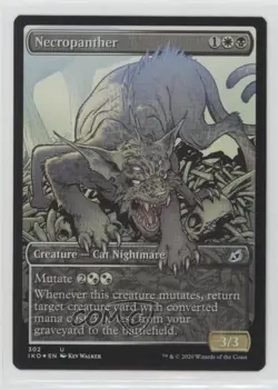 Necropanther (Showcase) Foil Magic: Ikoria: Lair of Behemoths IKO #302 - Image 1