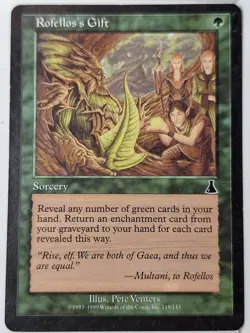 Rofellos's Gift - Urza's Destiny - Magic the Gathering MTG Nice! - Image 1