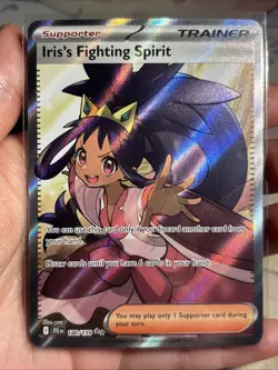 Iris's Fighting Spirit 180/159 Full Art Journey Together Pokemon Card TCG NM - Image 1