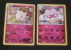 Swirlix & Slurpuff RC19 RC20/RC32 Reverse Holo Pokemon Cards Generations Set 20 - Image 1