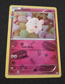 Swirlix & Slurpuff RC19 RC20/RC32 Reverse Holo Pokemon Cards Generations Set 20 - Image 2