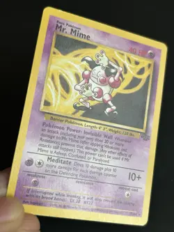 Pokemon TCG Mr. Mime 22/64 Jungle Rare 1999 MP/LP - Image 3