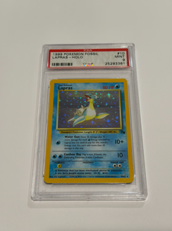 Lapras Holo #10/62 Fossil Set 1999 PSA 9 Mint Pokemon - Image 1