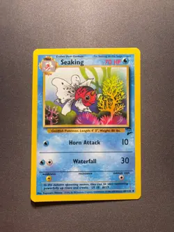 Pokemon TCG Seaking Base Set 2 60/130 Unlimited 1999-2000 Wizards Base Set 2 - Image 1