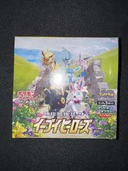Eevee Heroes Booster Box Japanese S6a Sealed Umbreon Espeon Pokemon - Image 1