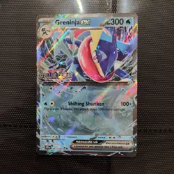 Carta Pokemon - Greninja 41 Ex Stellar Crown Stamped Promo - Blackstar ENG SCR - Image 2