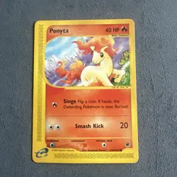 Ponyta 126/165 - Common -2002 Expedition Base Set NEAR MINT - Pokemon WOTC - Image 1