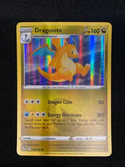Pokemon TCG Dragonite Silver Tempest 131/195 Holo Holo Rare - Image 1