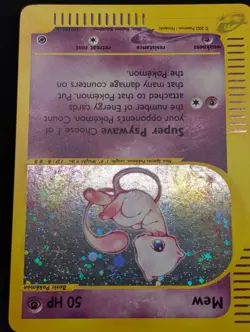 Mew 019/165 Expedition Base Set Holo Ultra Rare Pokemon TCG Nintendo ereader LP+ - Image 4
