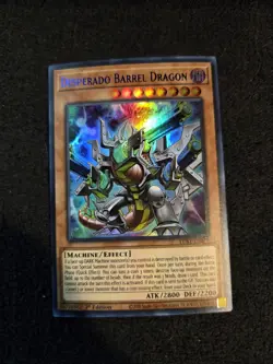 Yugioh Desperado Barrel Dragon (Blue) LDS1-EN076 1st Edition Ultra Rare NM - Image 1