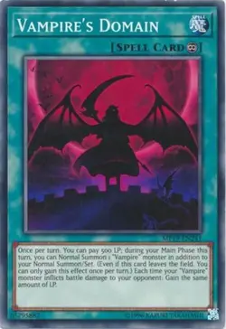 Vampire's Domain - MP19-EN241 - Common - Yugioh - Image 1