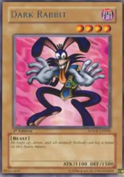 1x (EX) Dark Rabbit - SOVR-EN090 - Rare - Unlimited Edition YuGiOh - Image 1
