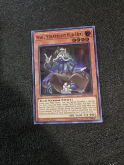 Seal, Strategist Fur Hire - DASA-EN018 - Super Rare - 1st Edition x1 - LP Yugioh - Image 1