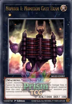 1st ed Number 1: Numeron Gate Ekam rare MGED-EN083 Yugioh - Image 1