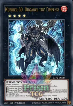 1st ed Number 60: Dugares the Timeless ultra rare GFP2-EN144 Yugioh - Image 1