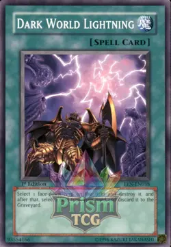 1st Ed Dark World Lightning EEN-EN038 Yugioh - Image 1