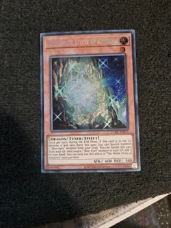 The White Stone of Ancients LCKC-EN010 Secret Rare Yugioh Unlimited Edition Mint - Image 1