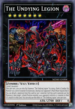 MZMU-EN006 The Undying Legion Ultra Rare YuGiOh! PRE ORDER - Image 1