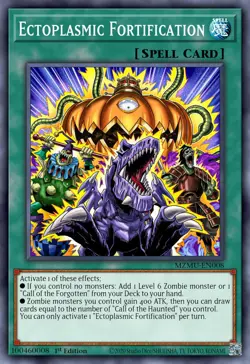 MZMU-EN008 Ectoplasmic Fortification Secret Rare YuGiOh! PRE ORDER - Image 1