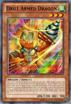 MZMU-EN030 Drill Armed Dragon Rare YuGiOh! PRE ORDER - Image 1