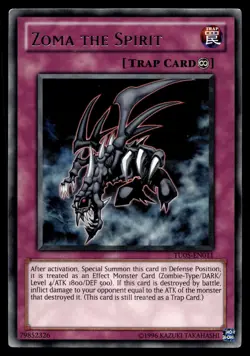 ZOMA THE SPIRIT TU05-EN011 RARE TURBO PACK: BOOSTER FIVE YU-GI-OH - Image 1