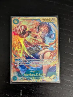 Monkey.D.Luffy OP13-118 SEC One Piece Carrying On His Will NM - Image 1