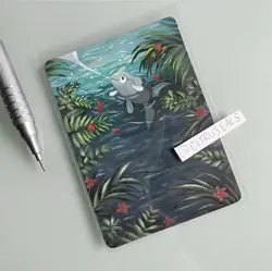 Remoraid Original Altered Pokemon TCG Hand Painted Card 1 of 1 Signed by Artist - Image 2