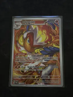 Infernape Illustration Twilight Masquerade Pokemon TCG Card 173/167 - Image 1