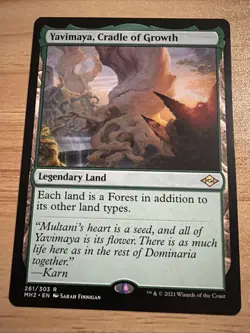 Yavimaya, Cradle of Growth Modern Horizons 2 Magic: The Gathering Card - Image 1