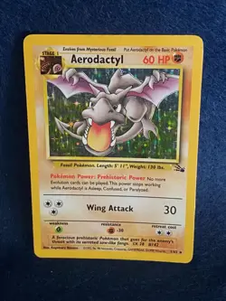 Vintage Pokemon Fossil Set 38 Card lot WOTC era- HOLOS Riachu Aerodactyl - Image 2