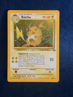 Vintage Pokemon Fossil Set 38 Card lot WOTC era- HOLOS Riachu Aerodactyl - Image 3
