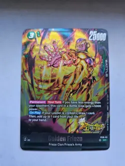 Golden Frieza FS10-03 SR Dragon Ball Legends Card - Image 1