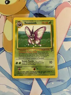 Venomoth - 31/130 - Pokemon Base Set 2 Rare Card WOTC LP - Image 1