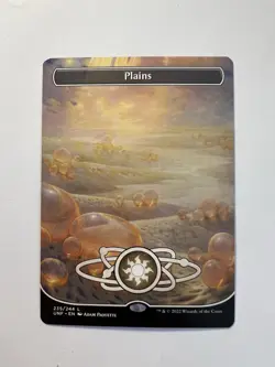 Plains - BORDERLESS Planetary (#235) - MTG Unfinity - NM - Image 1