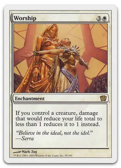 Worship #55 (NM) 9th Edition 9ED Magic MTG - Image 1