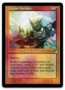 Legion Warboss (Retro Frame) #337 (Foil) (NM) Ravnica Remastered RVR Magic MTG - Image 1